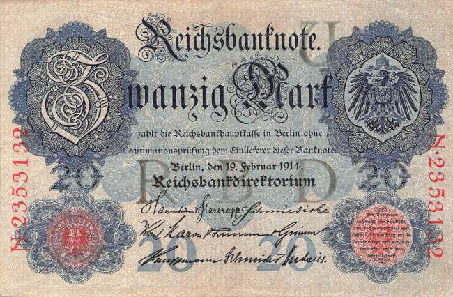 20 Mark 1914 ro.47b U/N
